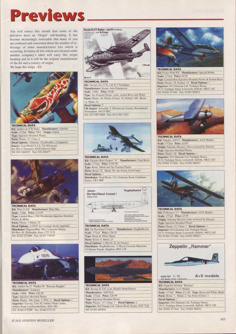 Scale Aviation Modeller International 1996-08
